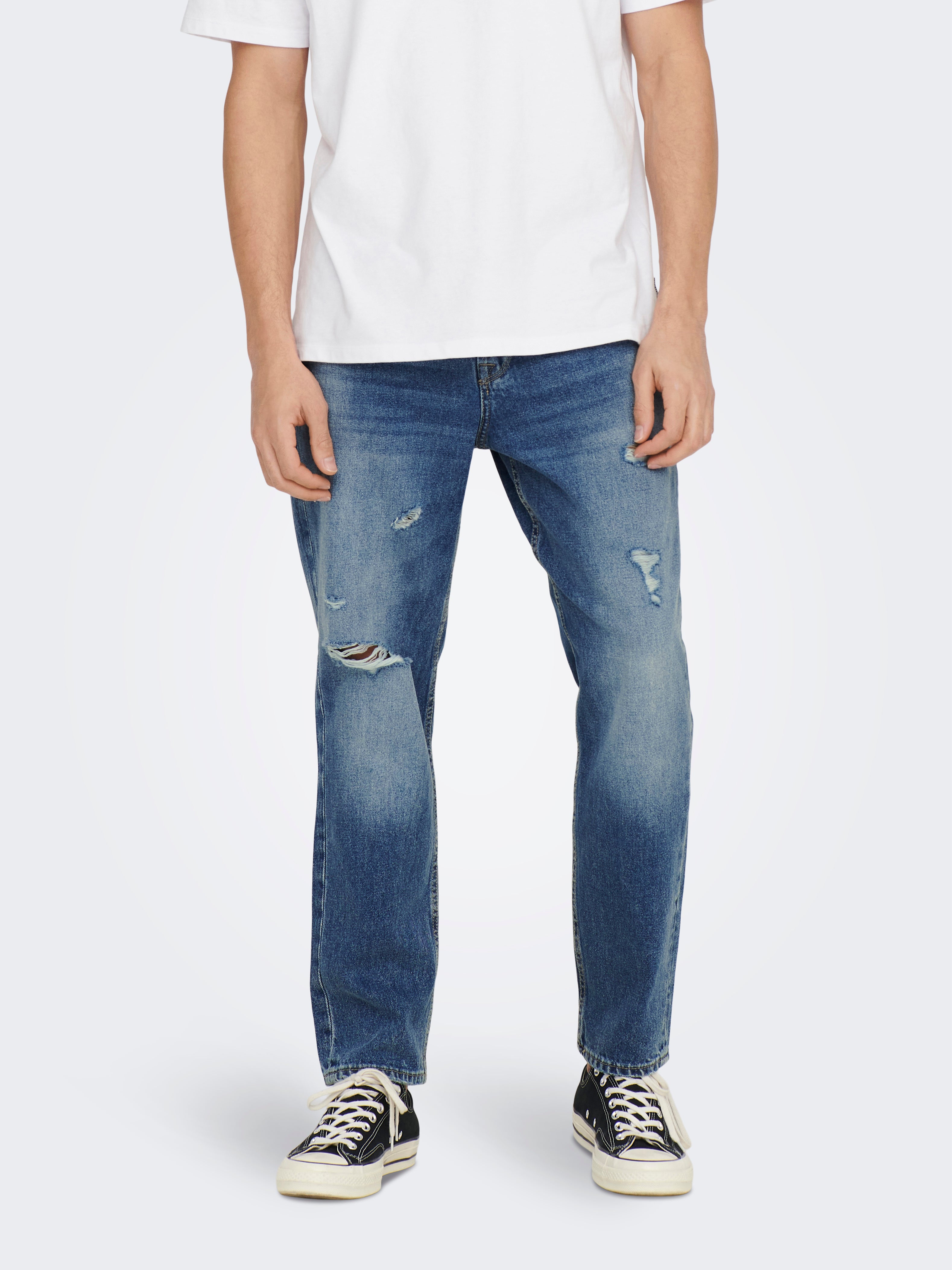 Brand New ONSAVI Mid rise Cropped Fit Jeans