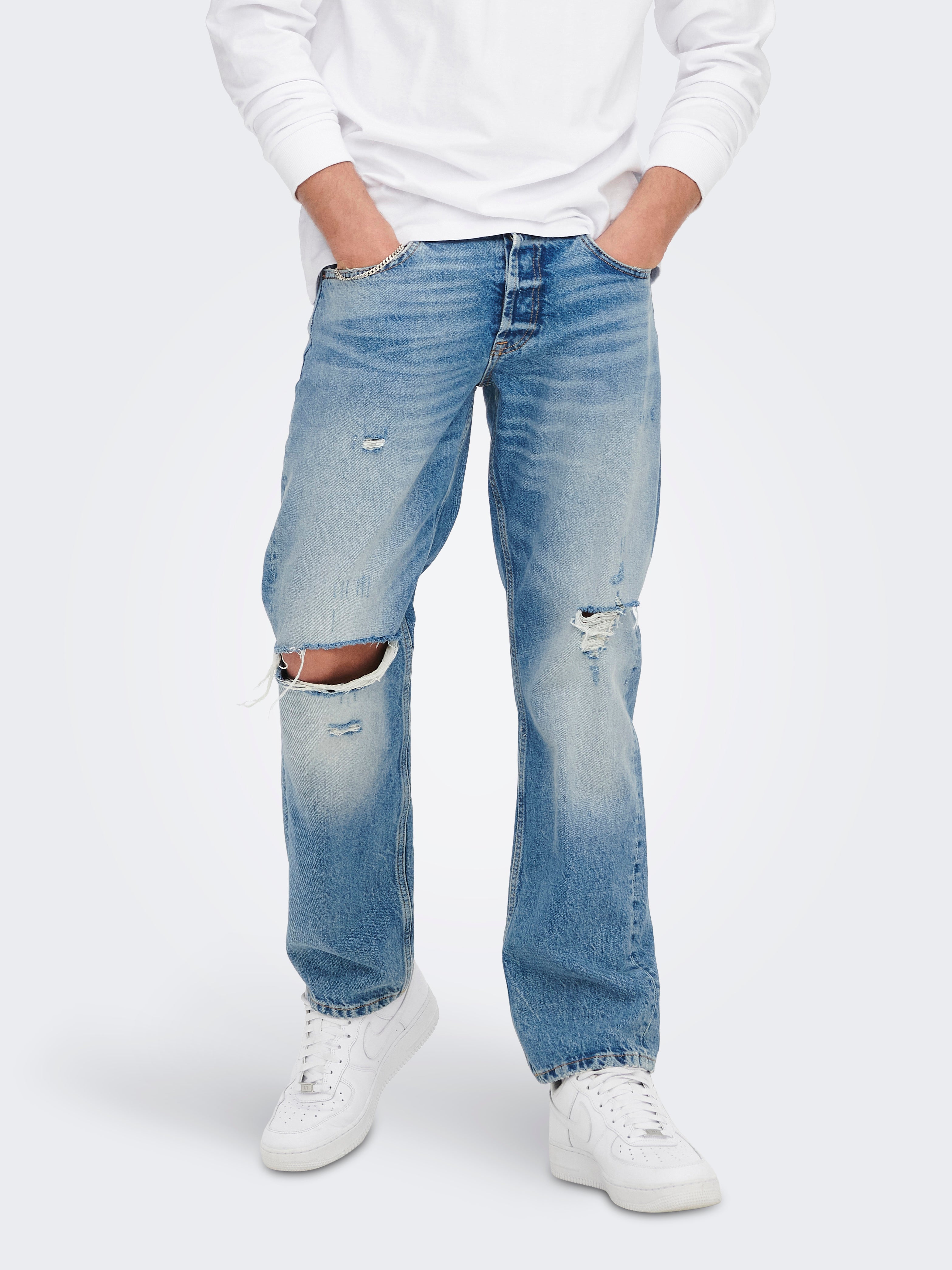 Brand New ONSEDGE Mid rise Straight Fit Jeans