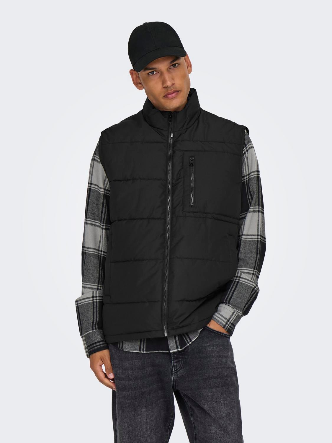 Brand New ONSJAKE Quilted gilet