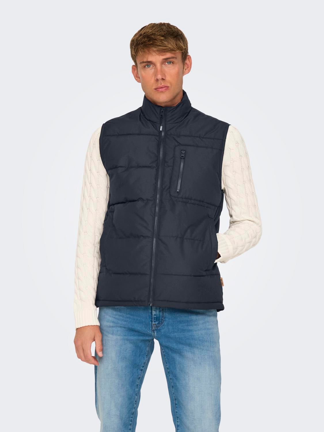 Brand New ONSJAKE Quilted gilet