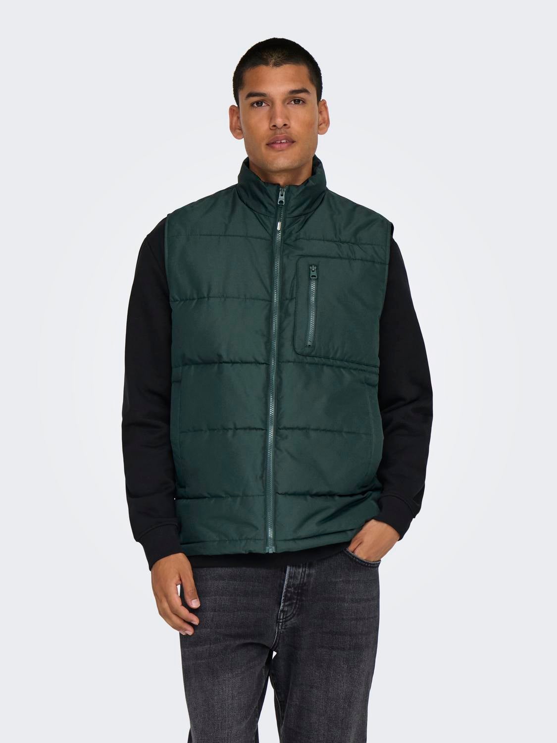 Brand New ONSJAKE Quilted gilet